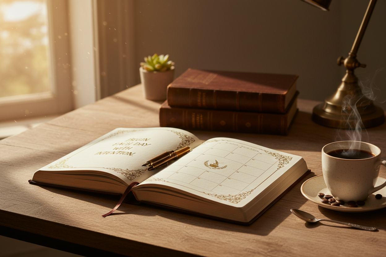 Journal on Desk