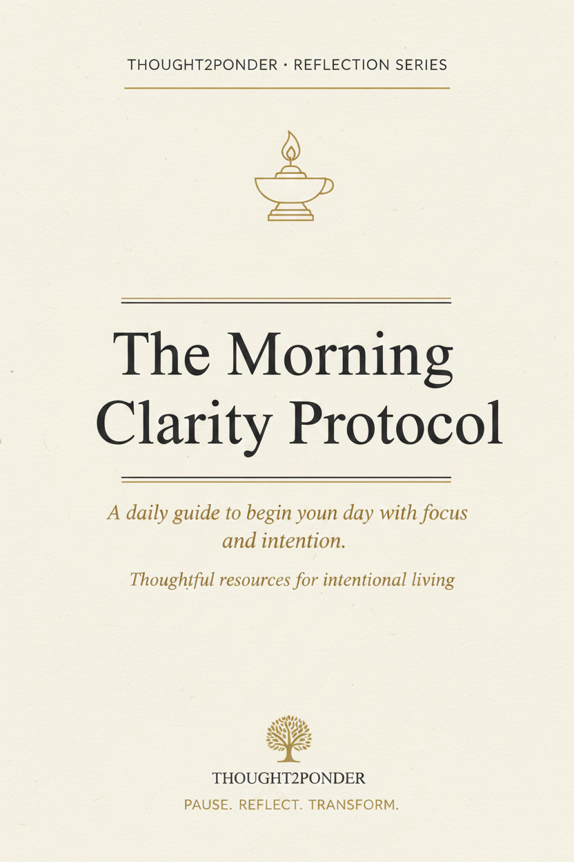 The Morning Clarity Protocol